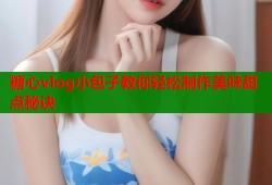 糖心vlog小包子教你轻松制作美味甜点秘诀