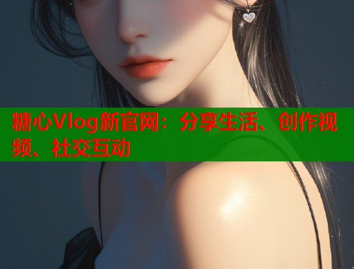 糖心Vlog新官网：分享生活、创作视频、社交互动