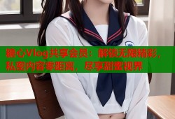 糖心Vlog共享会员：解锁无限精彩，私密内容零距离，尽享甜蜜视界